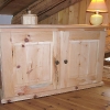 le banc fustier : meuble à tissus patchwork en arolle