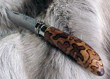 Le banc fustier : Opinel camo